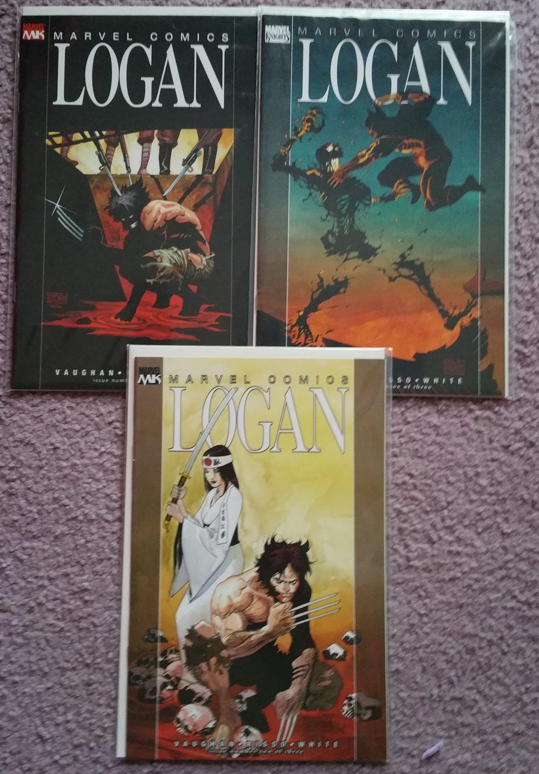 Logan #1-3 Complete Mini Series