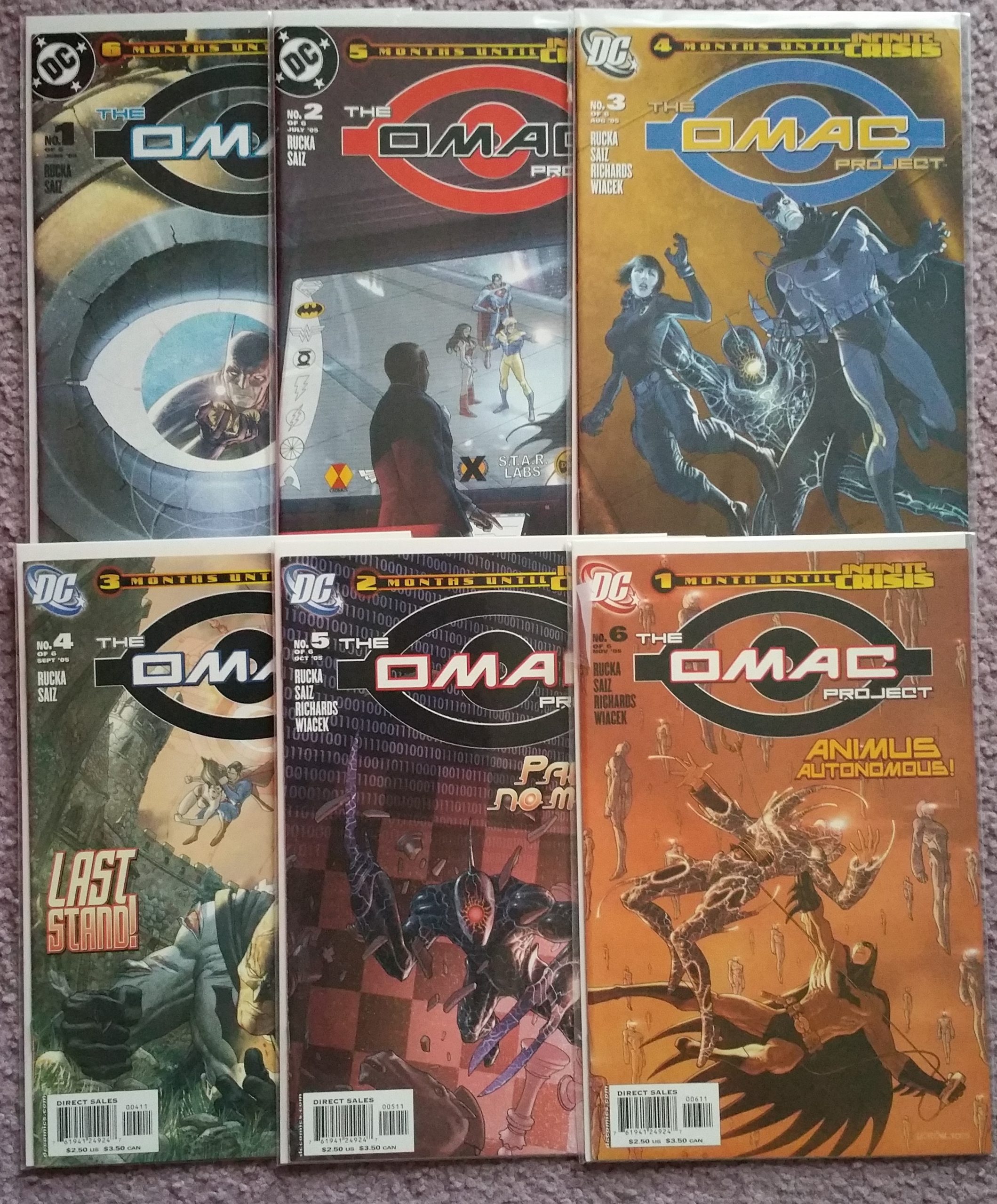 The OMAC #1-6 Complete Mini Series