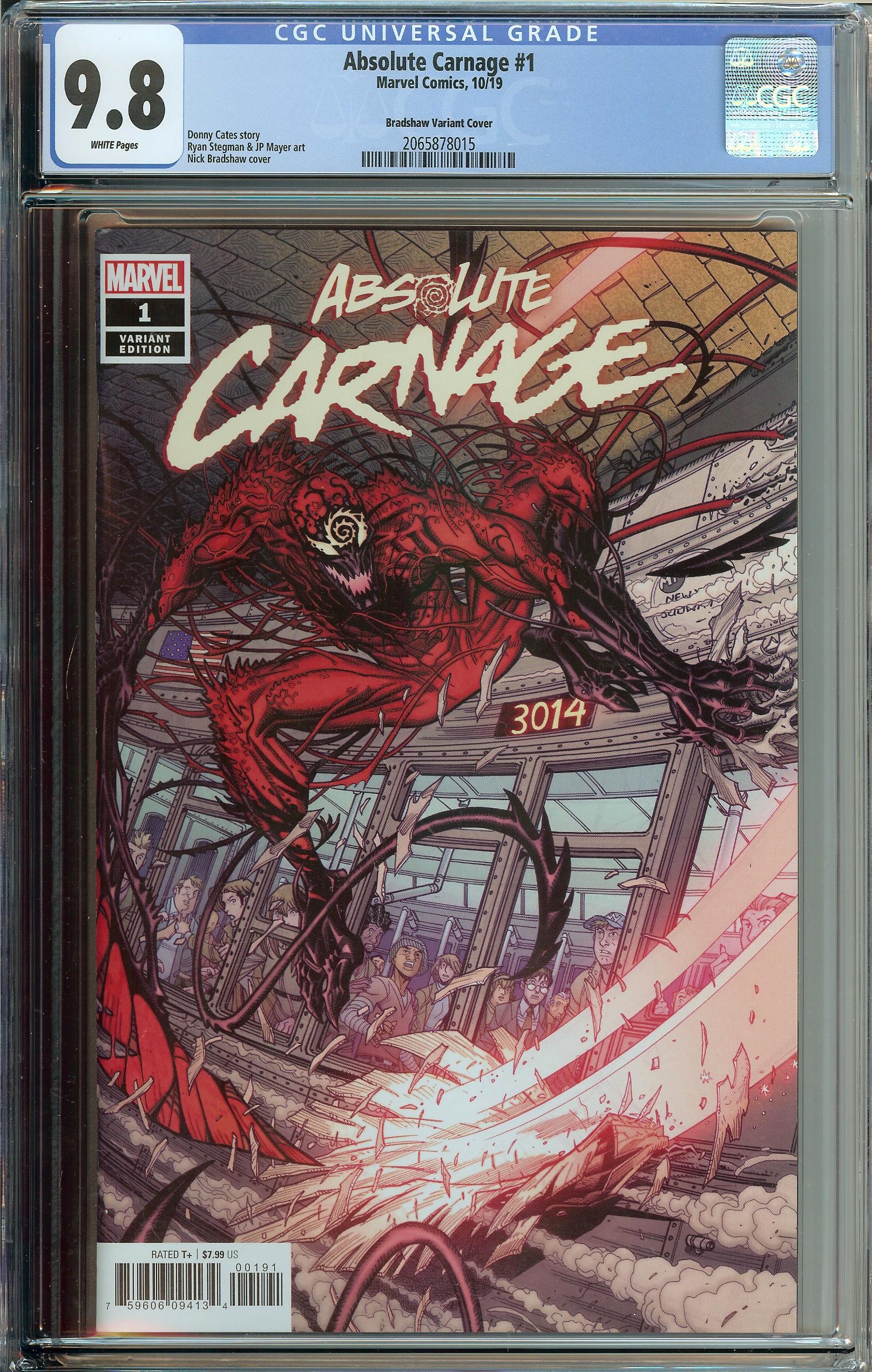 of 4 RON LIM VARIANT NM ABSOLUTE CARNAGE 1