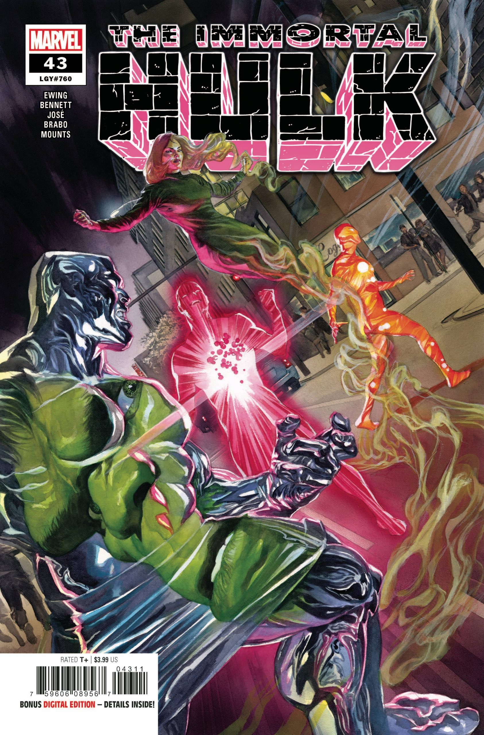 Details about   Immortal Hulk #33 LGY #750 Alex Ross Main Marvel Comic 1st Print 2020 unread NM 