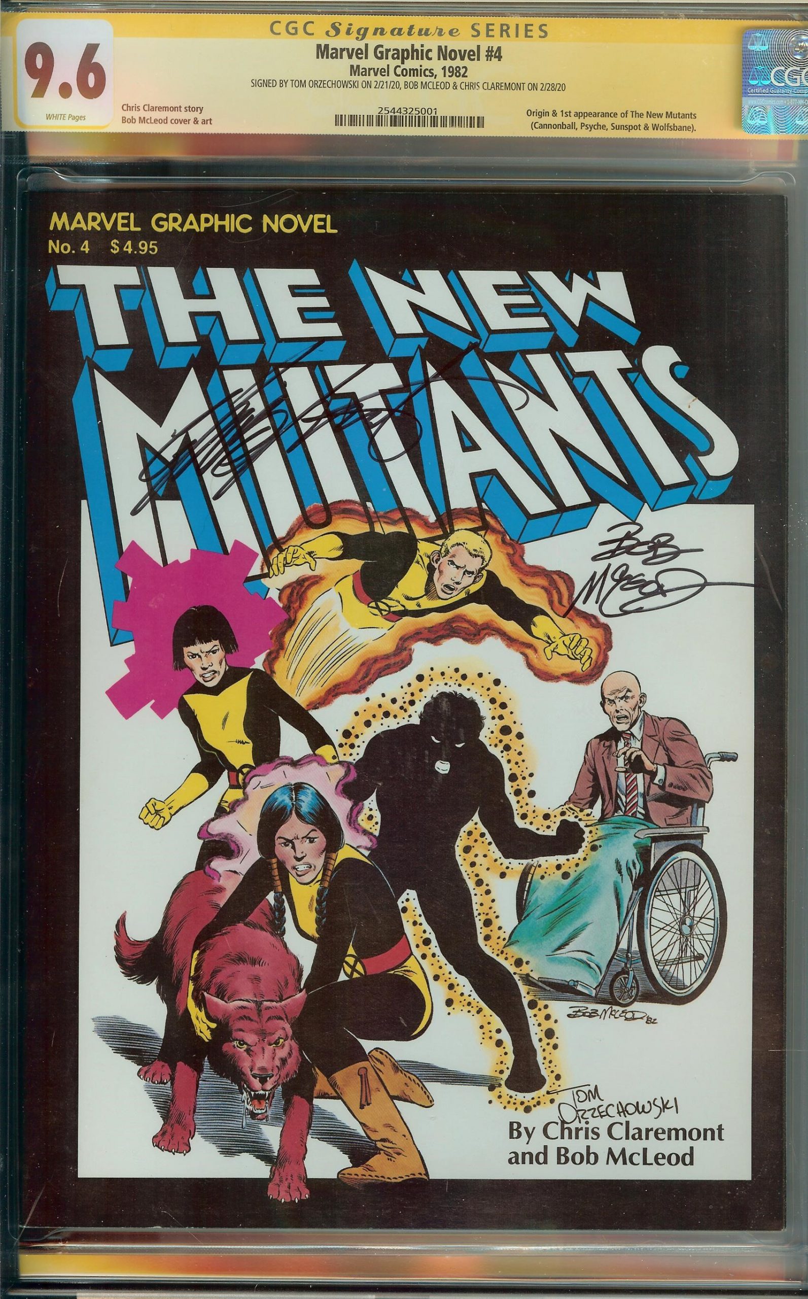 New Mutants # 002 SIGNED Bob McLeod