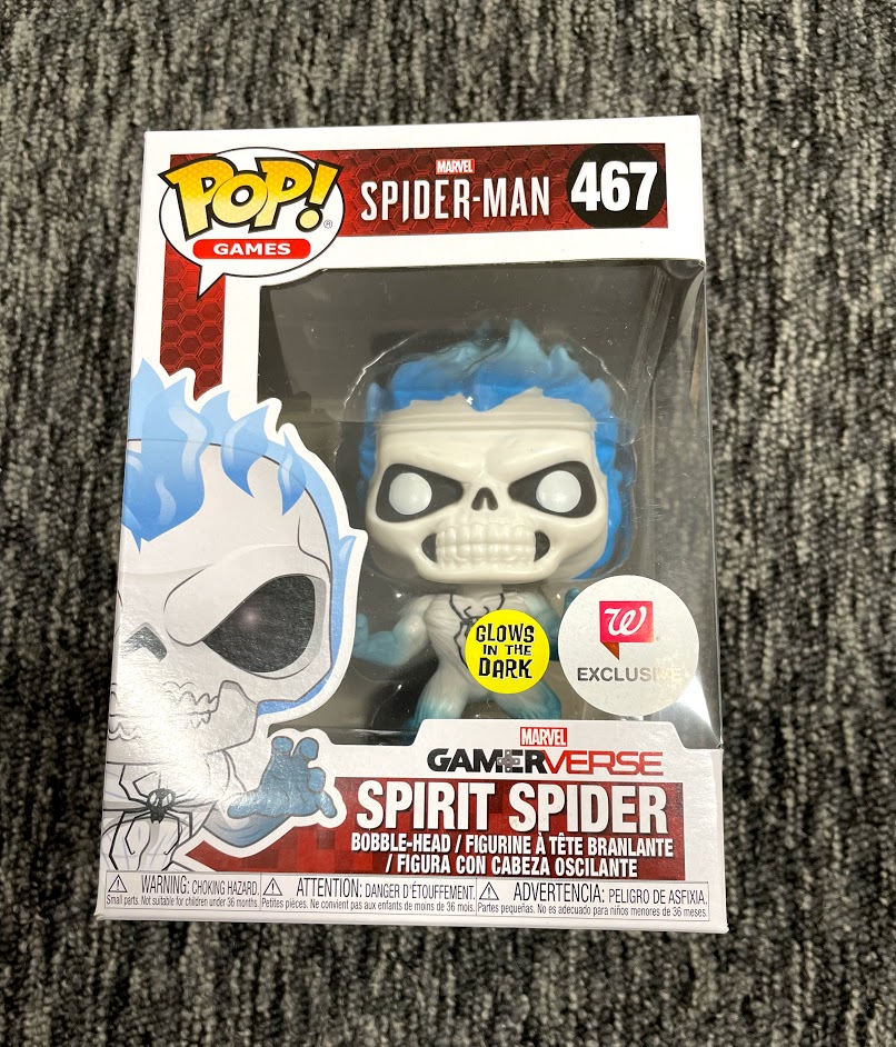 spirit spider funko pop glow in the dark