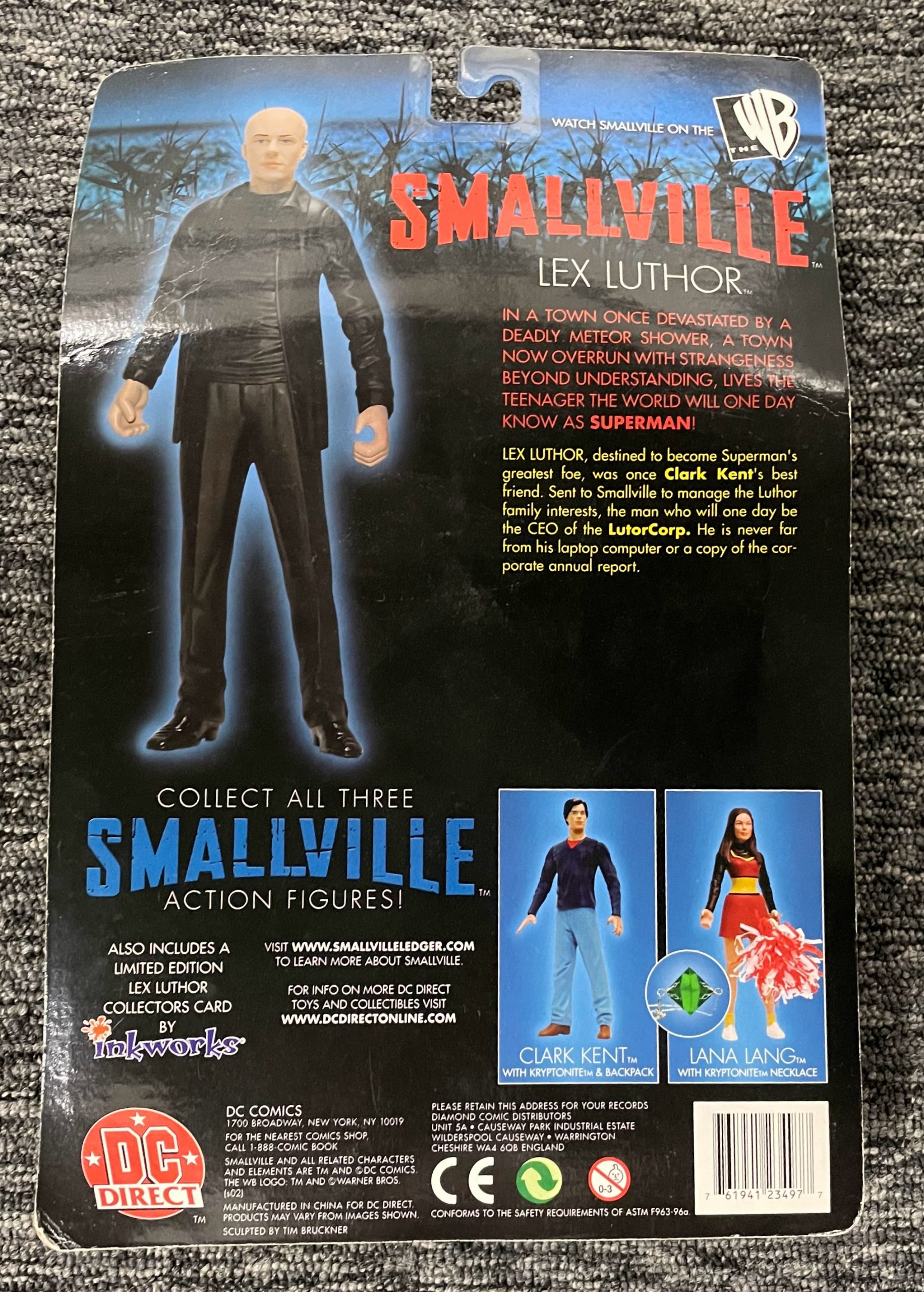 smallville lex luthor action figure