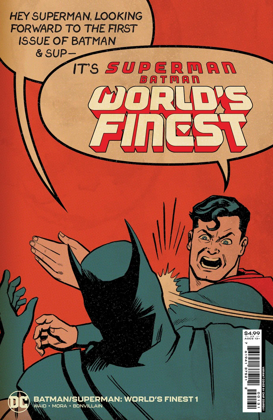 Batman / Superman: World's Finest #1 Cover G & F 1:25 Incentive Chip  Zdarsky Batman Slap Battle 1st Print – Comics To Astonish, comics, magic  cards, shop, Maryland