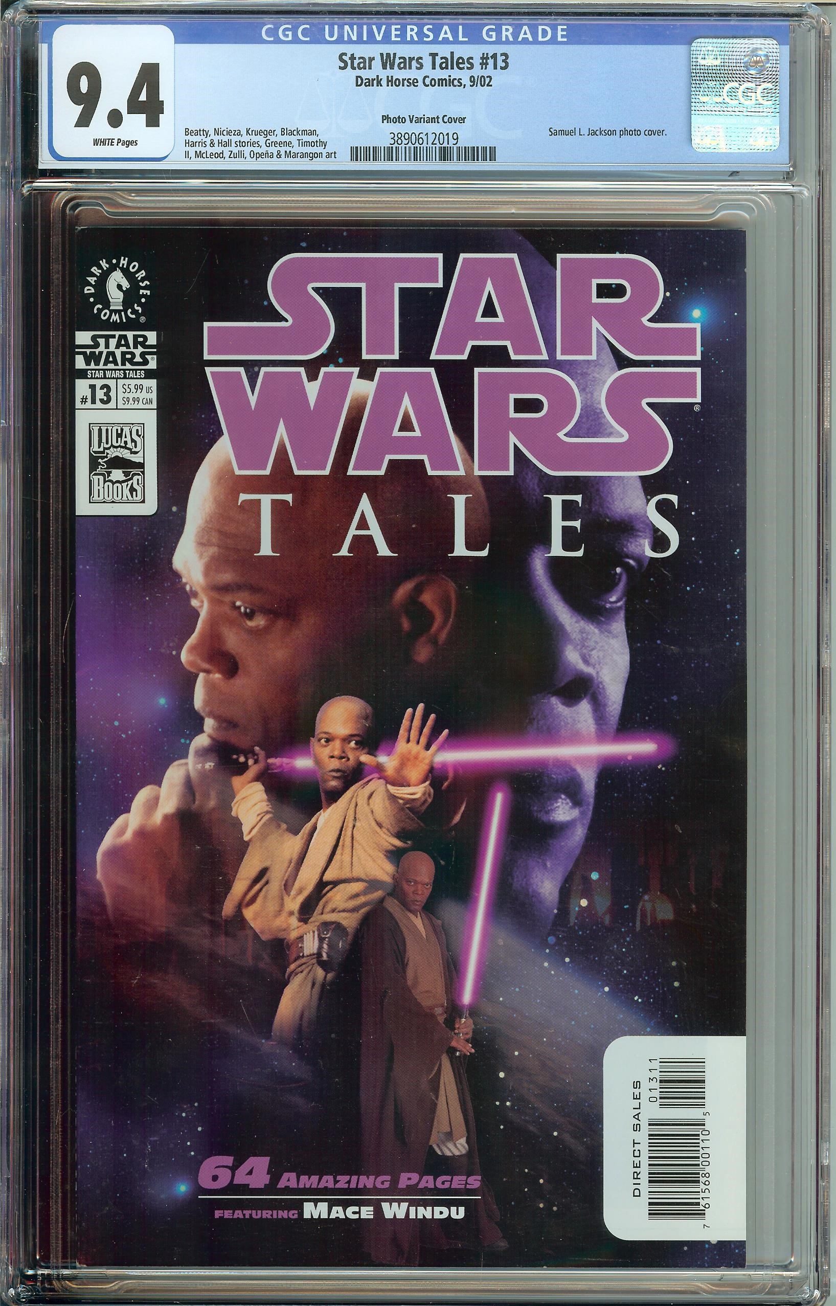 Star Wars Tales #13 CGC 9.4 Samuel L Jackson Photo Variant Cover – Comics  To Astonish, comics, magic cards, shop, Maryland