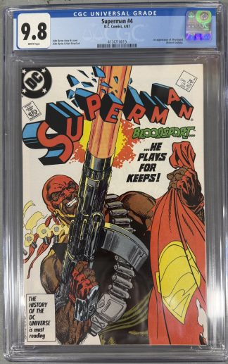 Superman #4 CGC 9.8 1st App Bloodsport