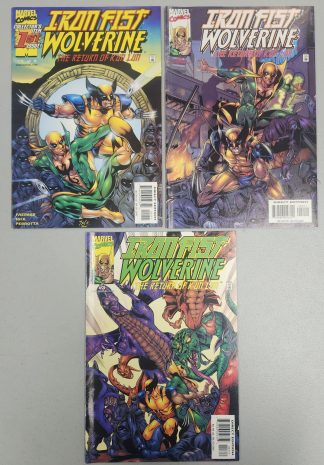 Iron Fist / Wolverine #1-4 Complete Set Run 2000 1st Print