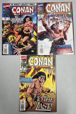 Conan The Barbarian: The Usurper #1-3 Complete Set Run 1997