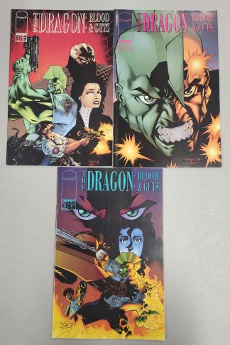 The Dragon: Blood & Guts #1-3 Complete Set Run Savage 1995