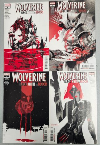 Wolverine Black, White & Blood #1-4 Complete Set Run Marvel 2021