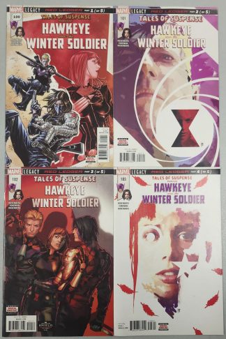 Tales of Suspense Hawkeye & Winter Solider #100-104 Complete Set Run Marvel 2018