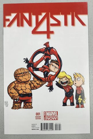 Fantastic 4 #1 Marvel Skottie Young Variant 2014