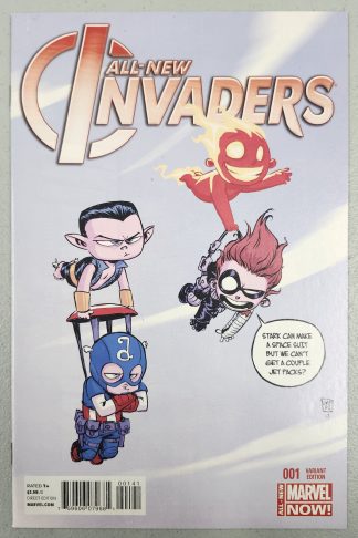 All-New Invaders #1 Marvel Skottie Young Variant Cover 2014