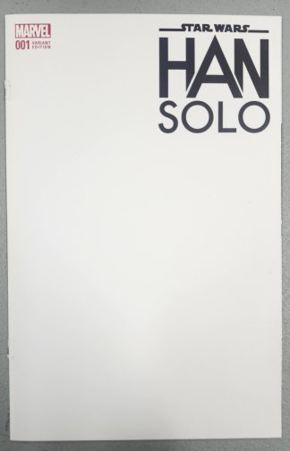 Star Wars: Han Solo #1 Blank Variant 1st Print Marvel 2016