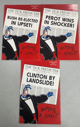 The Tick Predicter #1-3 Set Run Bush Perot Clinton NEC 1992