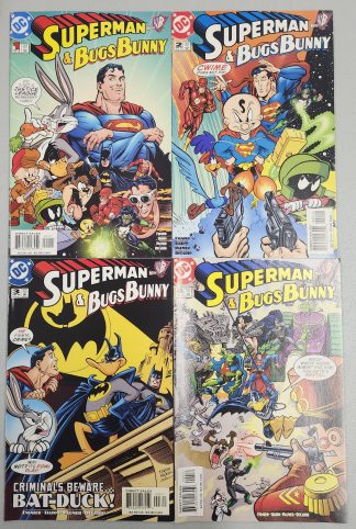 Superman & Bugs Bunny #1-4 Complete Set Run DC Comics Evanier 2000