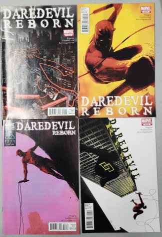 Daredevil: Reborn #1-4 Complete Set Run Marvel Diggle Jock Covers 2011