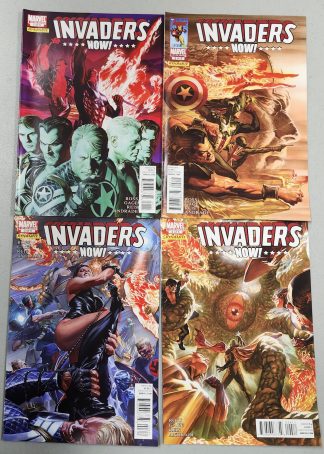 Invaders Now! #1-5 Complete Set Run Marvel Dynamite Alex Ross 2010