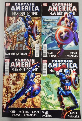 Captain America: Man Out of Time #1-5 Complete Set Run Marvel Waid 2011