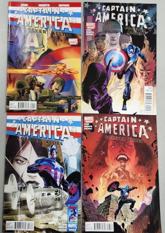 Captain America: Forever Allies #1-4 Complete Set Run Marvel Stern 2010