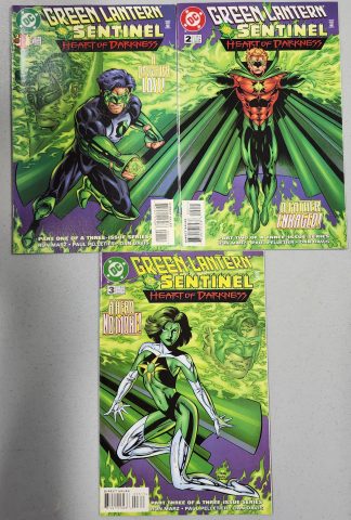 Green Lantern / Sentinel: Heart of Darkness #1-3 Complete Set Run DC Marz 1998