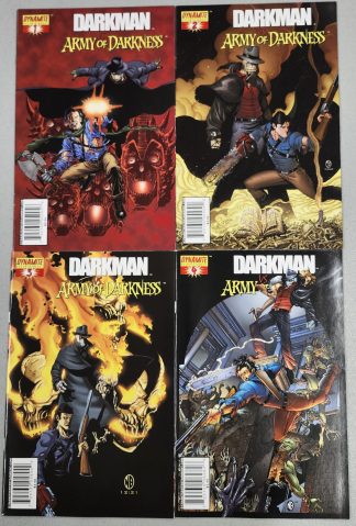 Darkman vs Army of Darkness #1-4 Complete Set Run Dynamite Evil Dead 2006