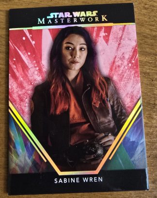 Star Wars Masterwork 2024 Topps Base Set Red #52 Sabine Wren Ahsoka 01/25