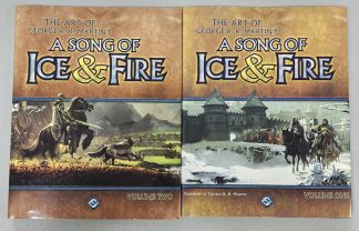 Art of George R. R. Martin's A Song of Ice & Fire Vol 1-2 Hardcover Set Fantasy Flight