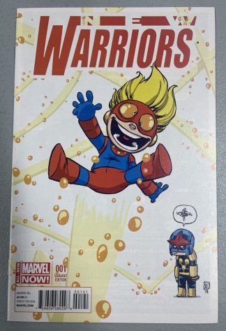 New Warriors #1 Skottie Young Variant Marvel 2014