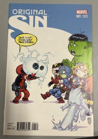 Original Sin #1 Skottie Young Variant Cover Marvel 2014