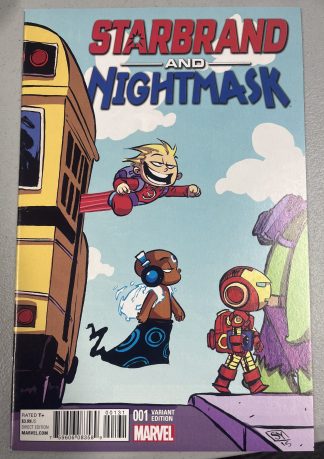 Starbrand and Nightmask #1 Skottie Young Variant Cover 2016