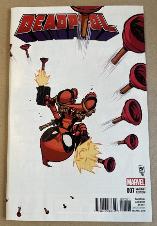 Deadpool #7 Skottie Young Variant Marvel Comics 2016