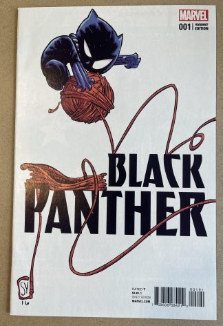 Black Panther #1 Skottie Young Variant Cover Marvel 2016