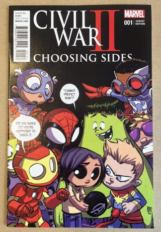 Civil War II: Choosing Sides #1 Skottie Young Variant Marvel 2016