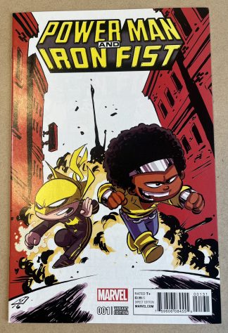 Power Man and Iron Fist #1 Skottie Young Variant Cover Marvel 2016
