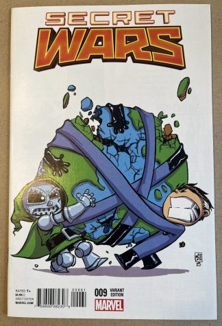 Secret Wars #9 Skottie Young Variant Cover Marvel 2015