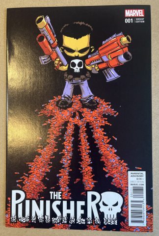 The Punisher #1 Skottie Young Variant Cover Marvel 2014