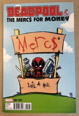 Deadpool And The Mercs For Money #1 Skottie Young Variant Cover 2016