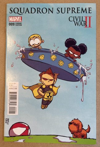 Squadron Supreme #9 Skottie Young Variant Cover Civil War II 2016
