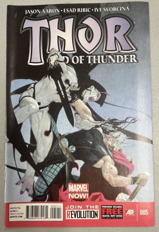 Thor: God Of Thunder #5 Cover A 1st Print Origin Gorr the God Butcher Marvel 2012