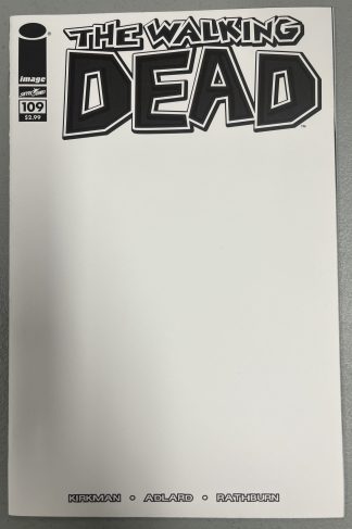 The Walking Dead #109 Blank Cover Variant Image 2013