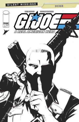 GI Joe Real American Hero Duke #1 1:10 Incentive Craig B&W Var 1st Print VF+