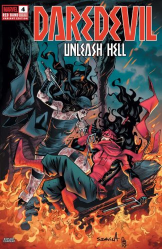 Daredevil: Unleash Hell - Red Band #4 Sergio Fernandez Davila Variant 1st Print