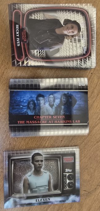 2025 Topps Stranger Things High Tek Almost Complete Base Set + Inserts