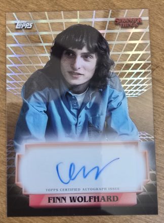 Stranger Things Topps High-Tek Auto Finn Wolfhard Mike Wheeler Signed