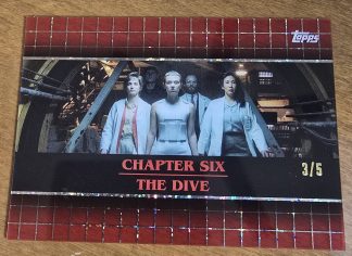 Stranger Things Topps High-Tek Compendium C-31 3/5 Mindscape Red The Dive
