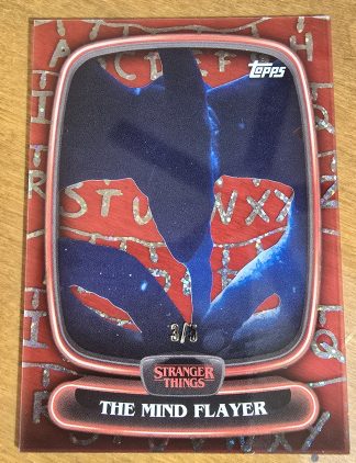 Stranger Things Topps High-Tek X-Mas Lights Pattern #41 3/5 Mindscape Red