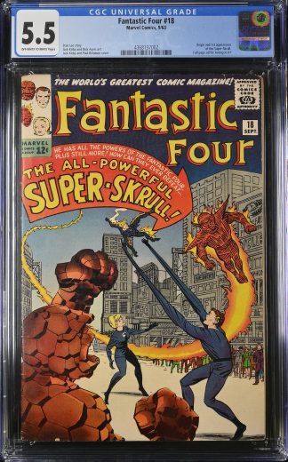 Fantastic Four #18 CGC 5.5 Origin and 1st appearance of the Super-Skrull