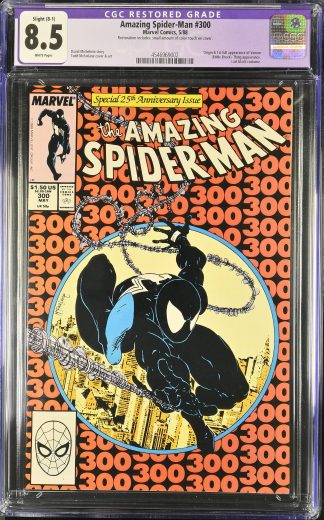 Amazing Spider-Man #300 CGC 8.5 (R) Origin & 1st full appearance of Venom