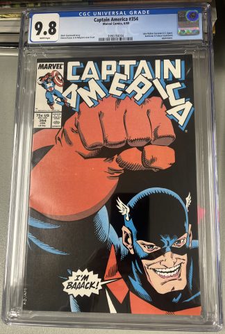 Captain America #354 Marvel 6/89 CGC 9.8 John Walker Becomes US Agent